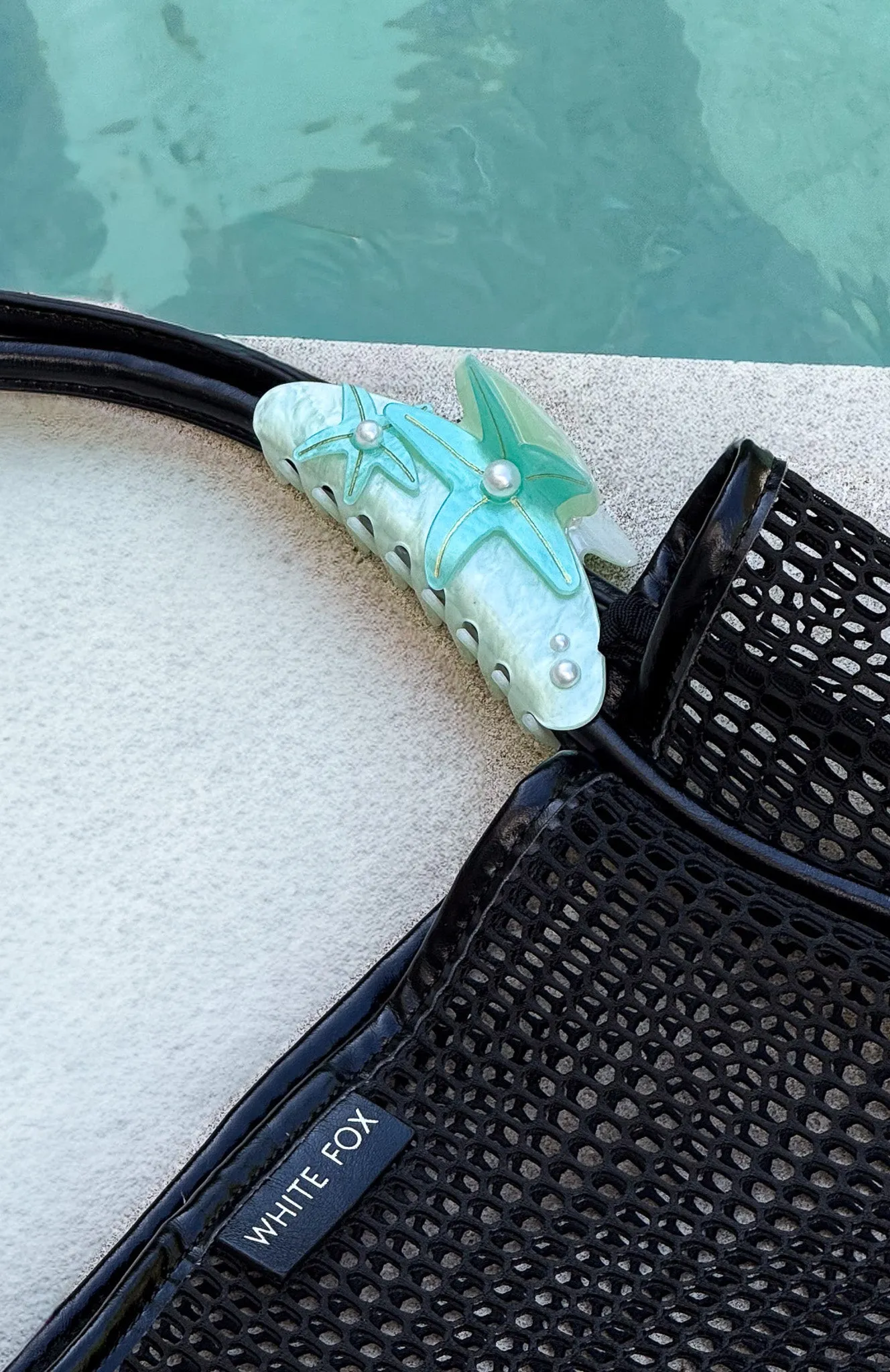 Egon Hair Clip Aqua sold by White Fox Boutique product image thumbnail 5