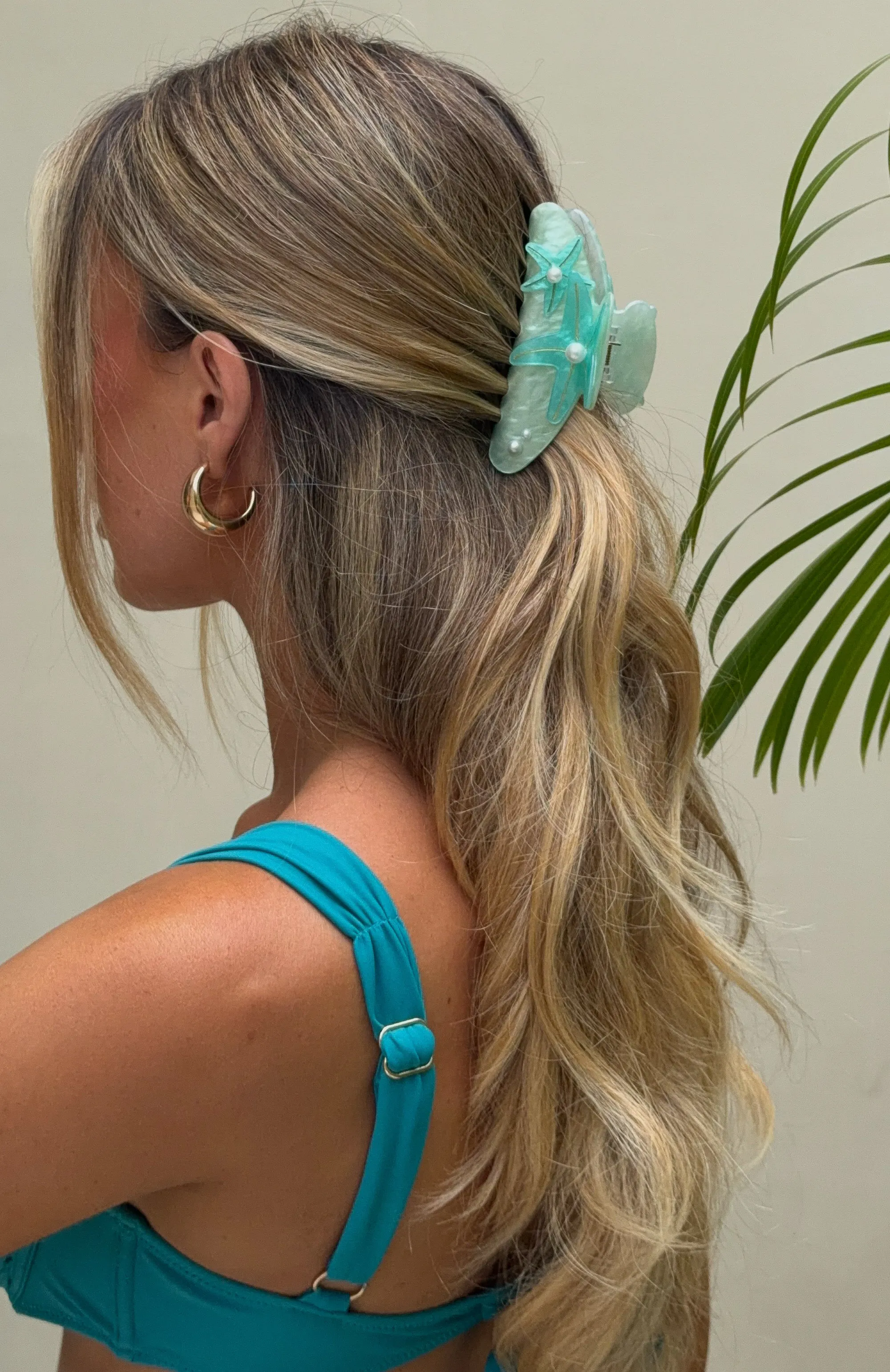 Egon Hair Clip Aqua sold by White Fox Boutique product image thumbnail 3