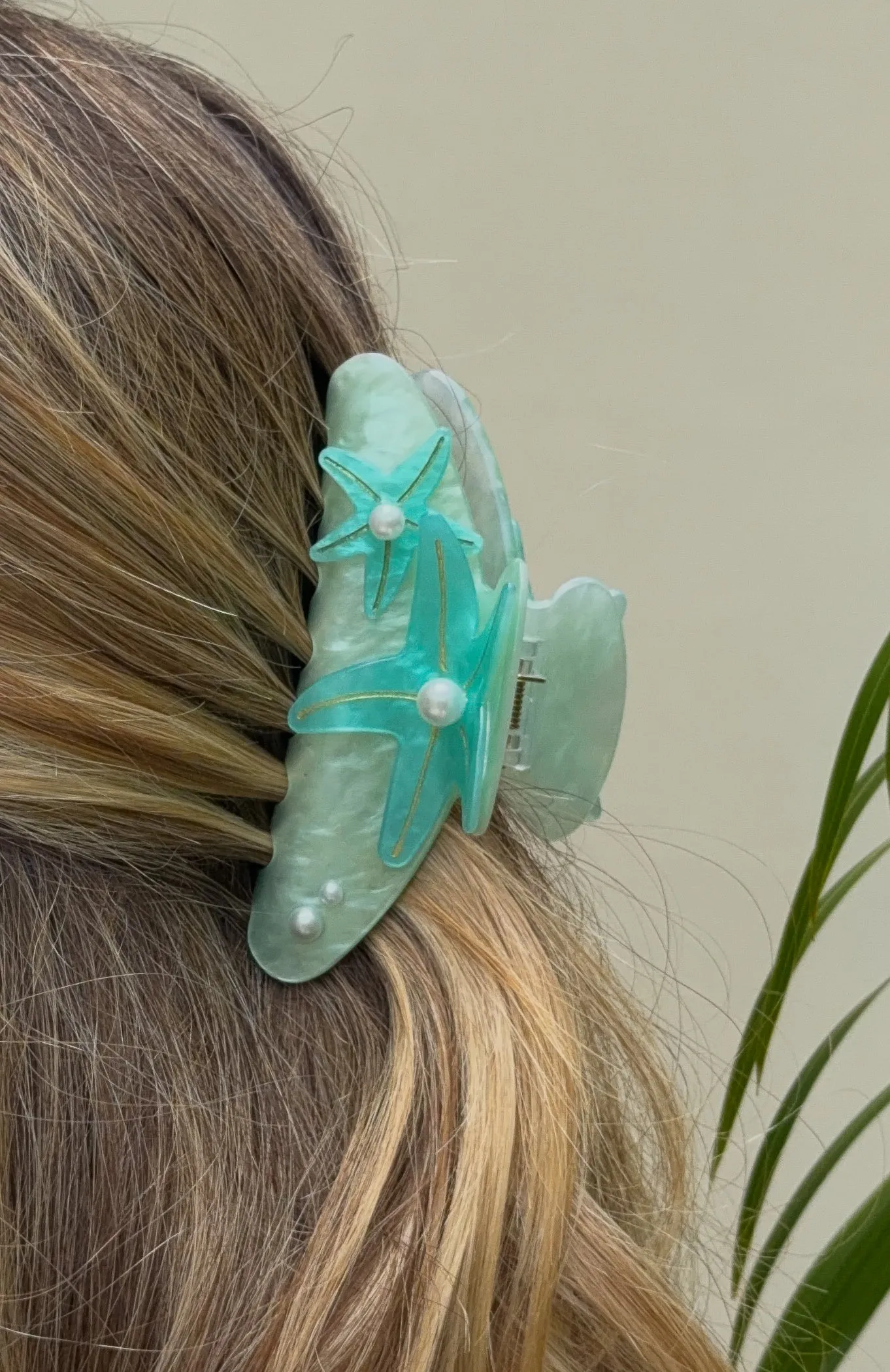 Egon Hair Clip Aqua sold by White Fox Boutique product image thumbnail 4
