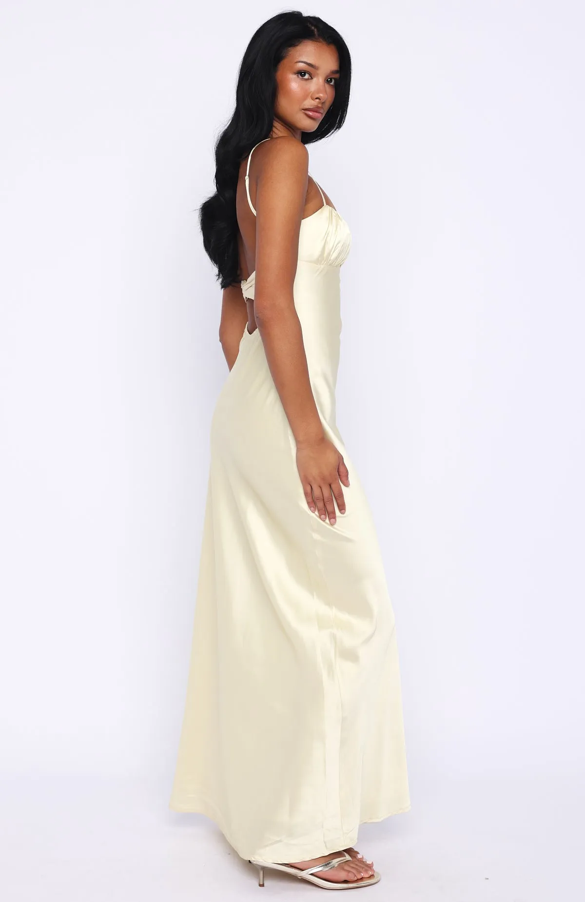 Change Locations Maxi Dress Lemon sold by White Fox Boutique product image thumbnail 4