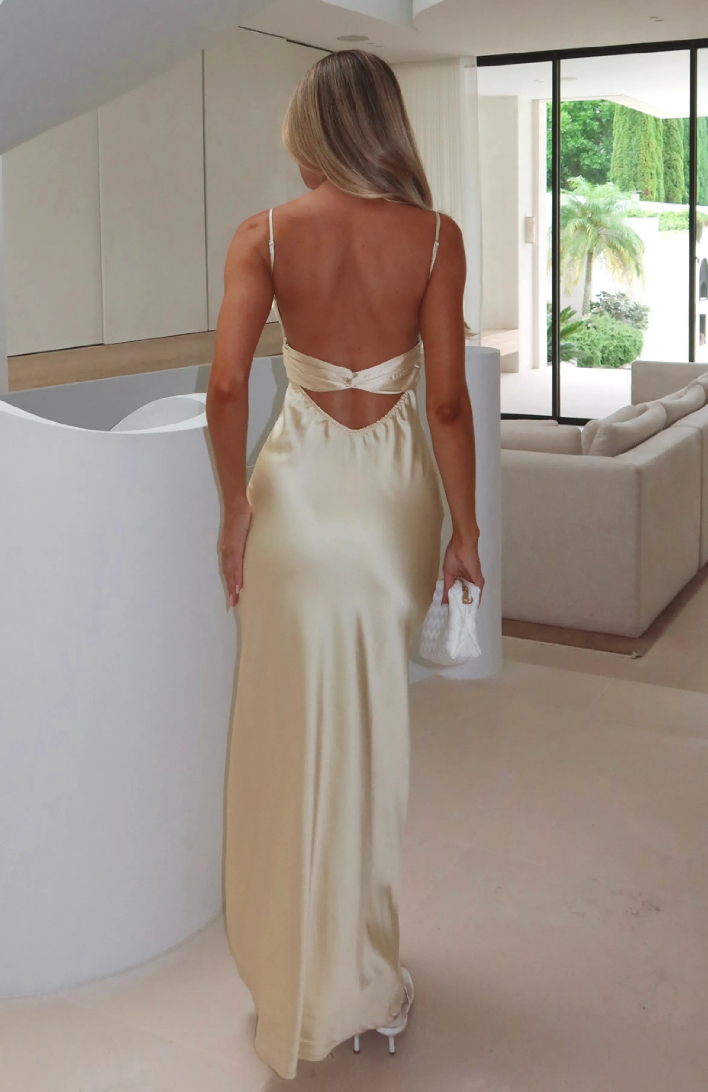 Change Locations Maxi Dress Lemon sold by White Fox Boutique product image thumbnail 5