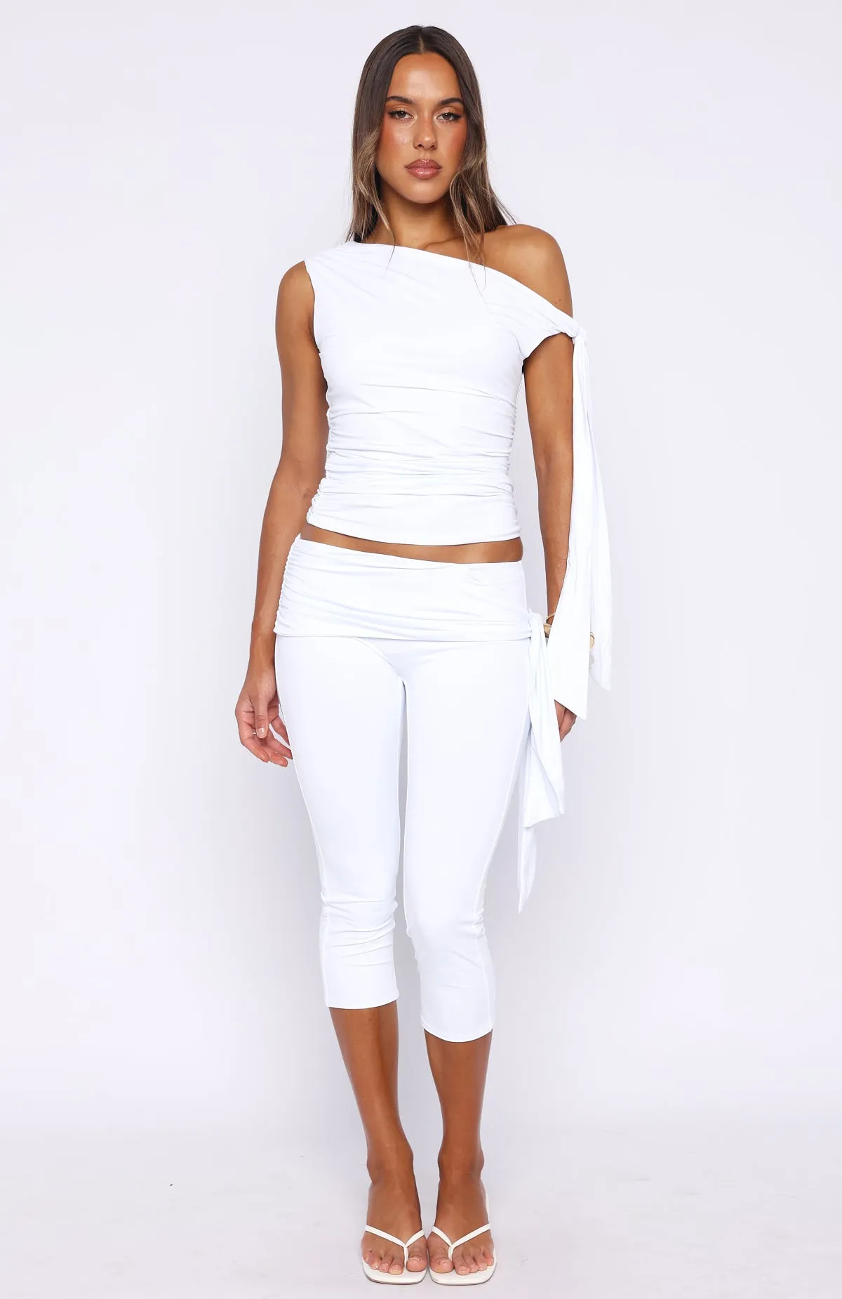 Fade Away With Me Top White sold by White Fox Boutique product image thumbnail 5