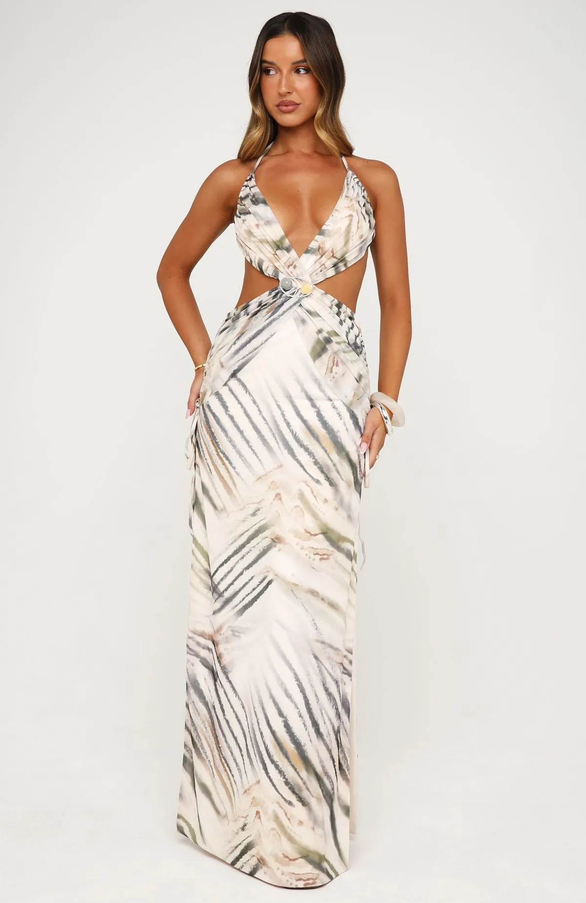 Mariposa Maxi Dress Stonewash sold by White Fox Boutique product image thumbnail 3