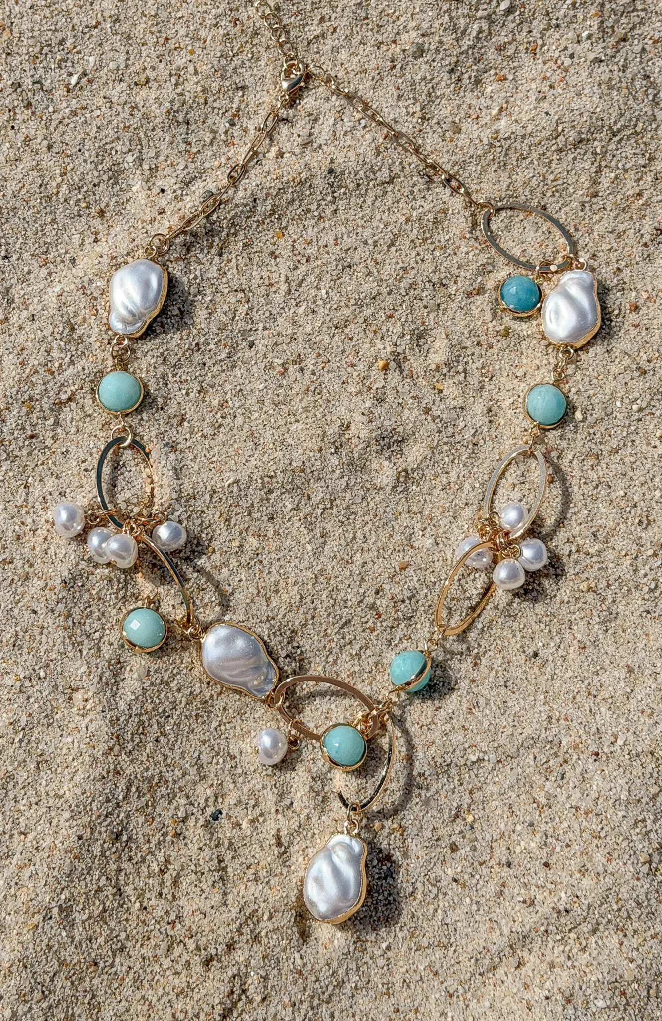 Borna Necklace Gold sold by White Fox Boutique product image thumbnail 4