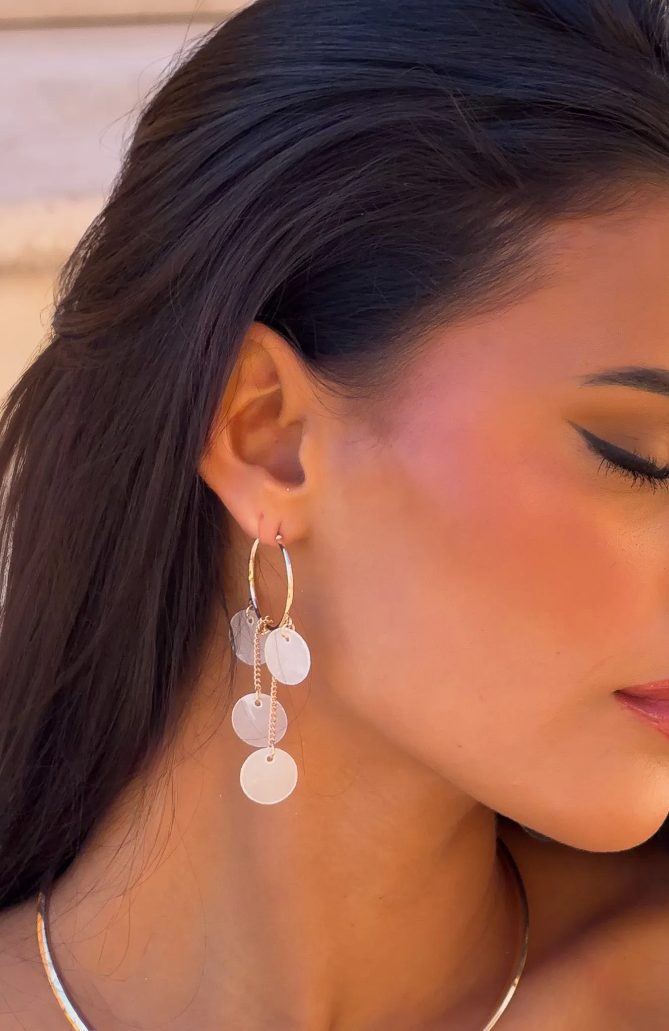 Makaio Earrings Gold sold by White Fox Boutique product image thumbnail 5