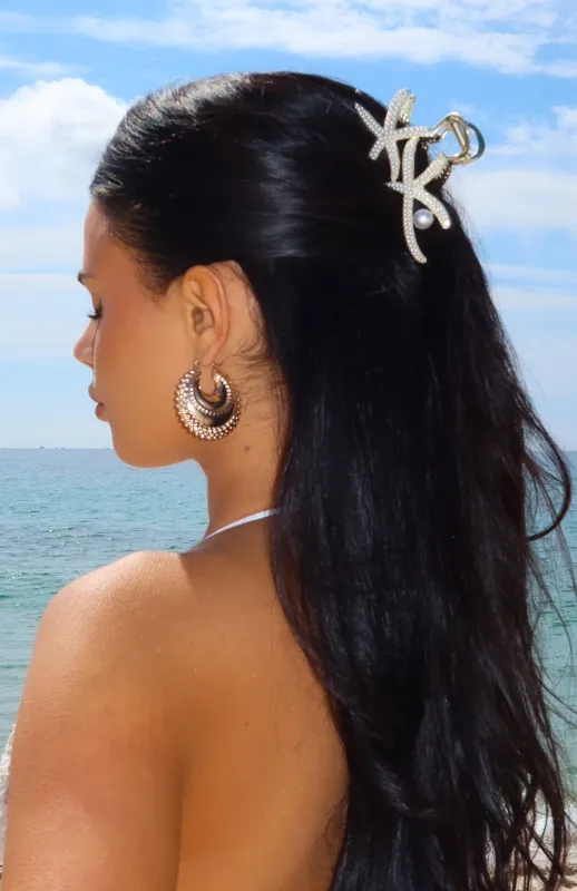 Ingrid Hair Clip Gold made by White Fox Boutique