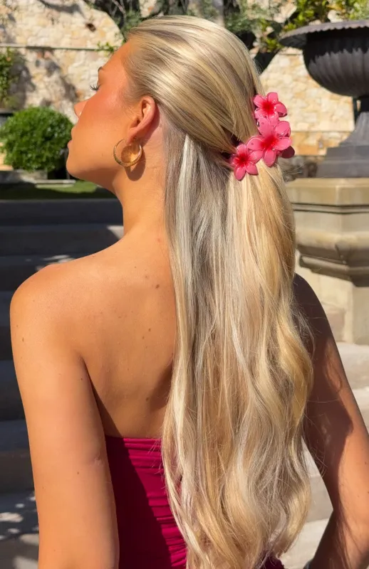 Parker Hair Clip Hot Pink made by White Fox Boutique