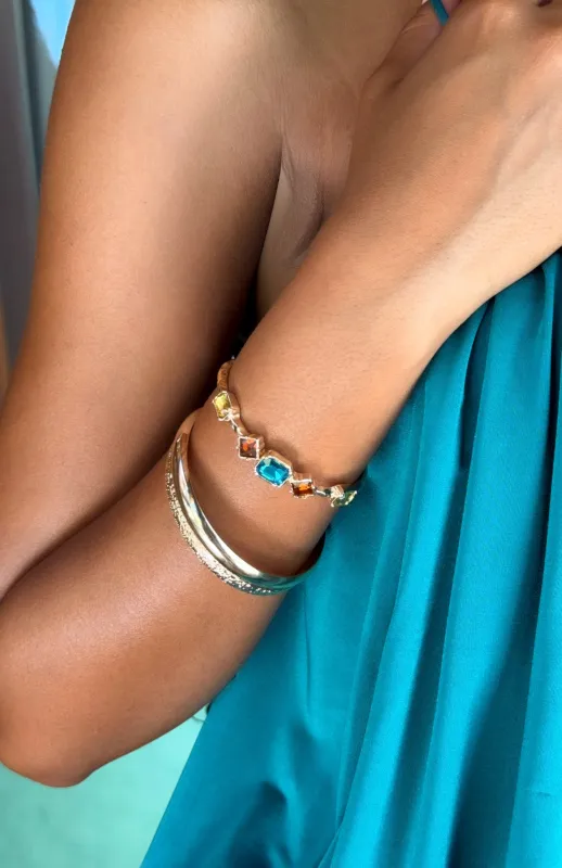 Terri Bracelet Set Gold made by White Fox Boutique