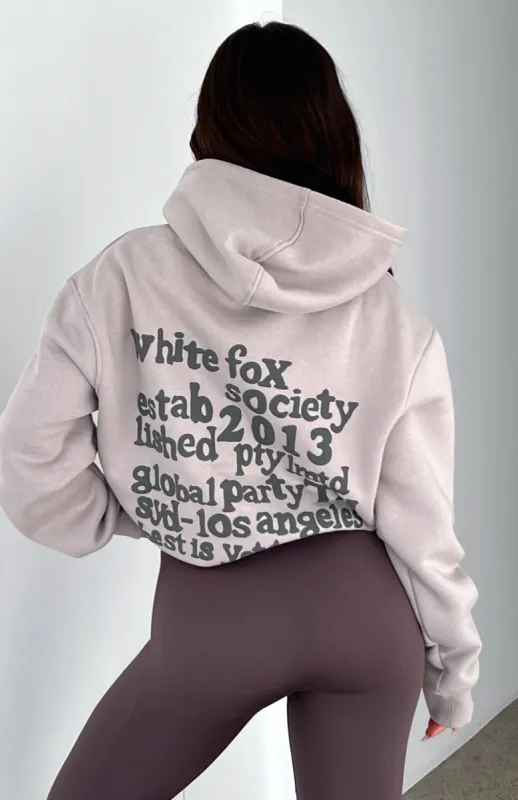Enough Said Oversized Hoodie Moon sold by White Fox Boutique