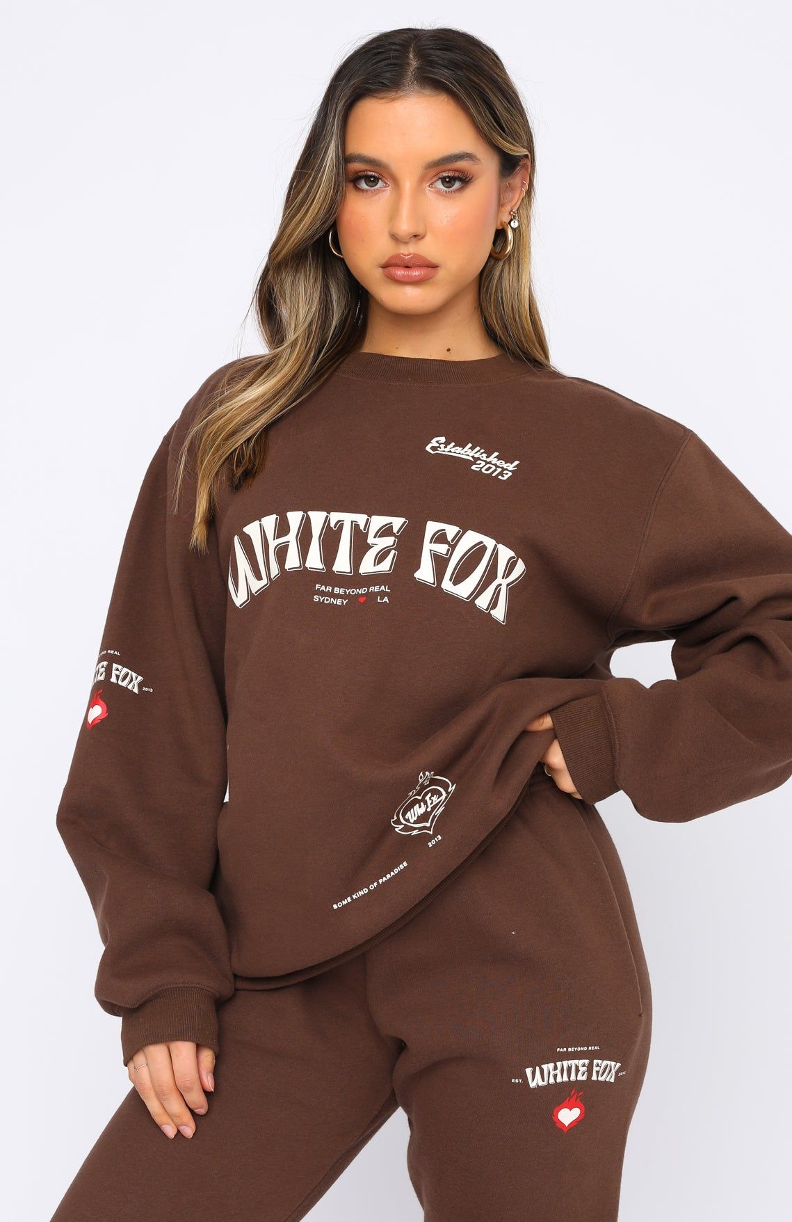 Remember Me Sweater Chocolate sold by White Fox Boutique product image thumbnail 2