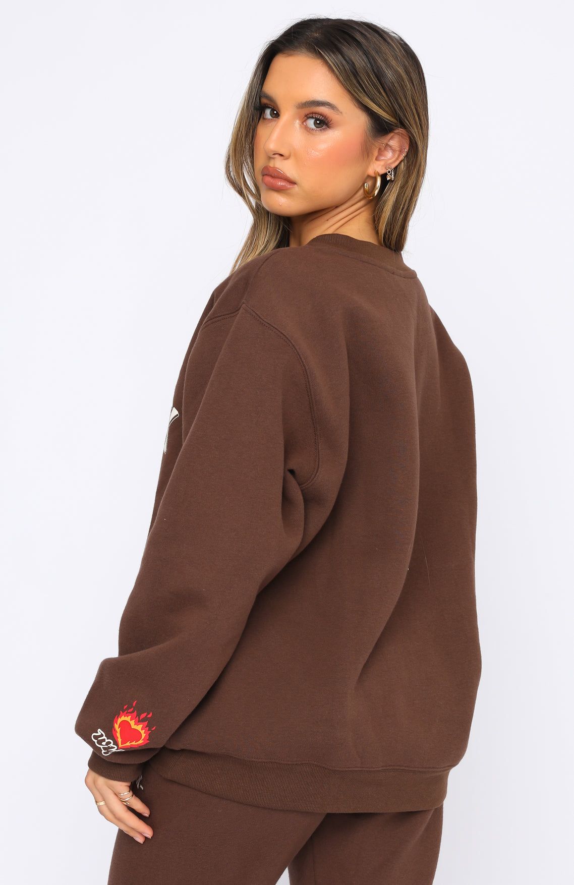 Remember Me Sweater Chocolate sold by White Fox Boutique product image thumbnail 4