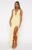 Day By Day Maxi Dress Lemon sold by White Fox Boutique