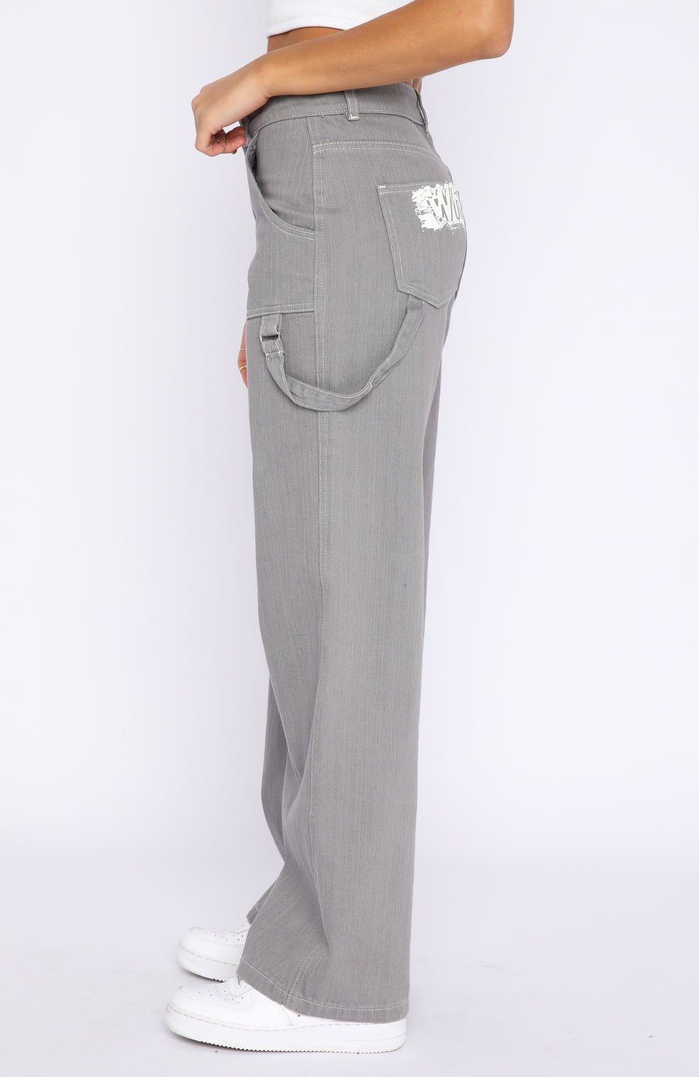 Do Better Pants Grey sold by White Fox Boutique product image thumbnail 3