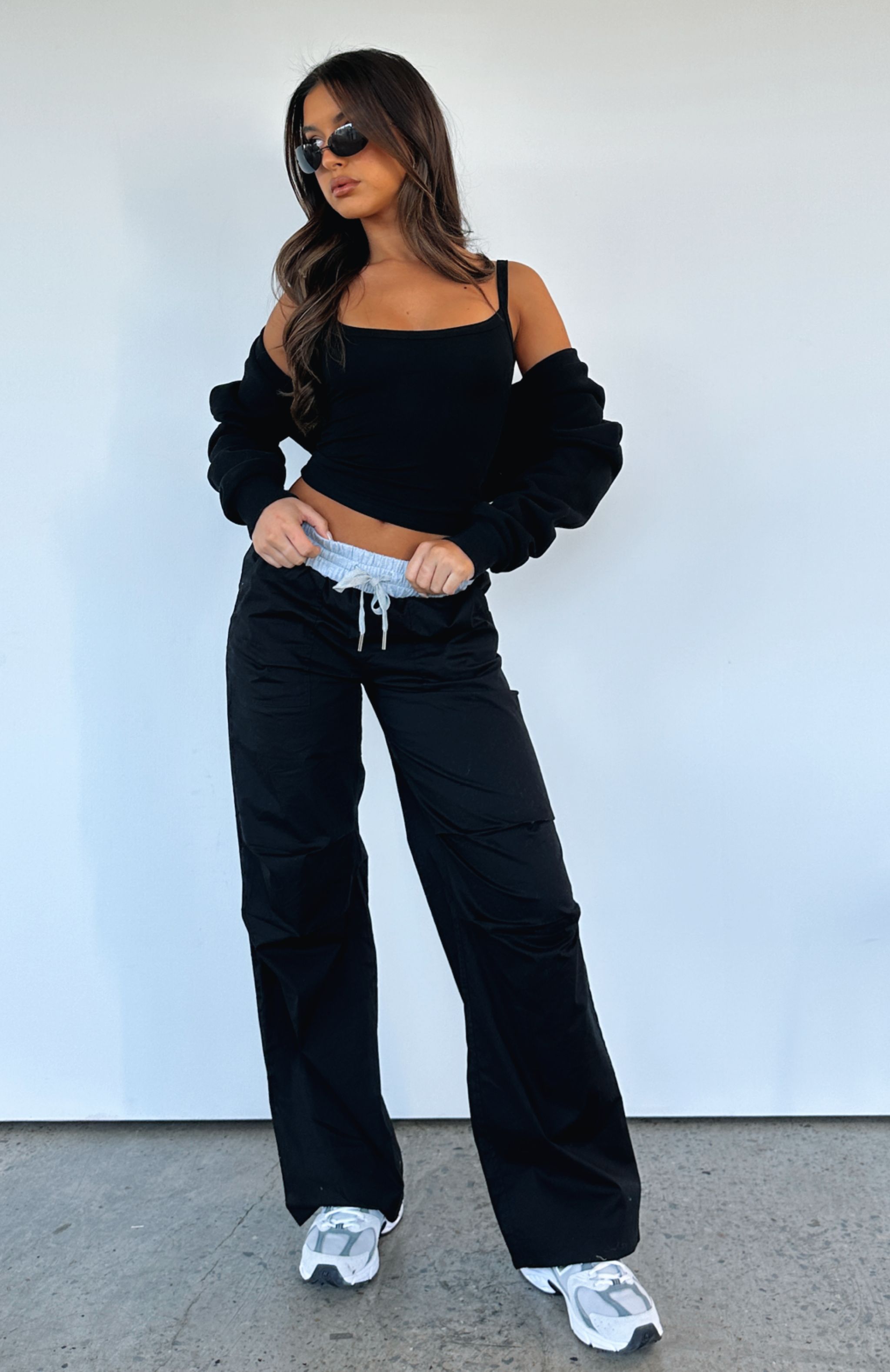 Girl Next Door Low Rise Pants Black sold by White Fox Boutique product image thumbnail 5