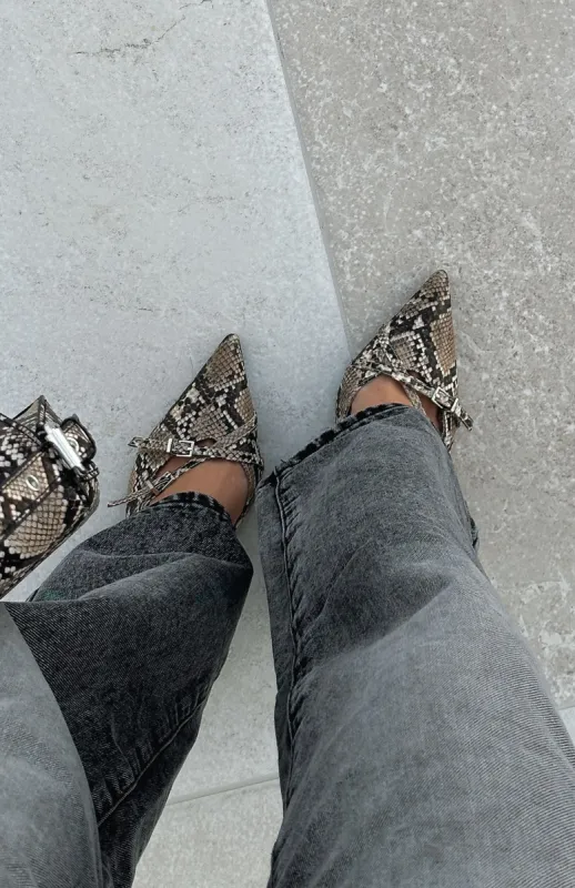 End Game Heels Snake sold by White Fox Boutique