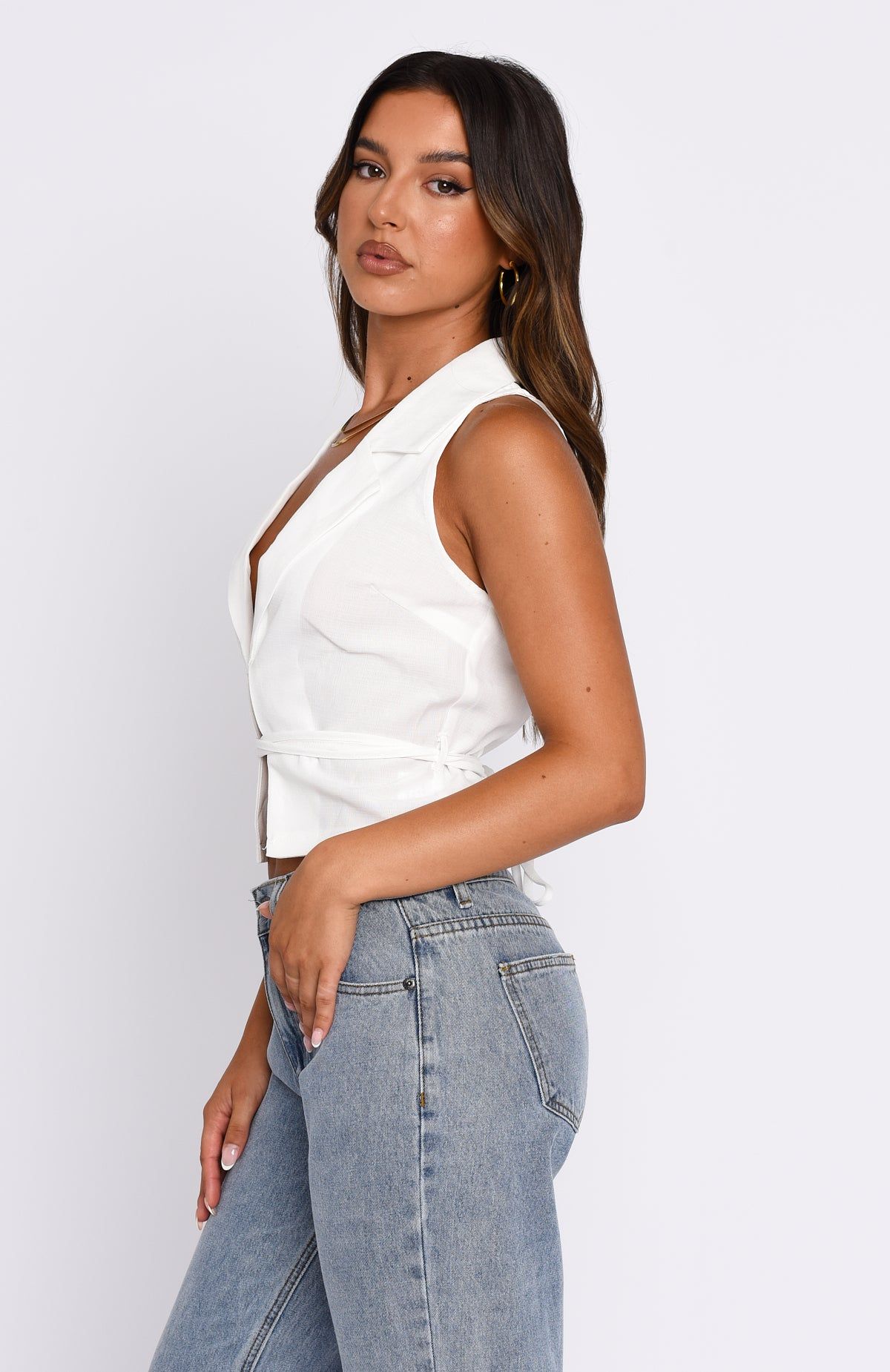 Got It Good Top White sold by White Fox Boutique product image thumbnail 3