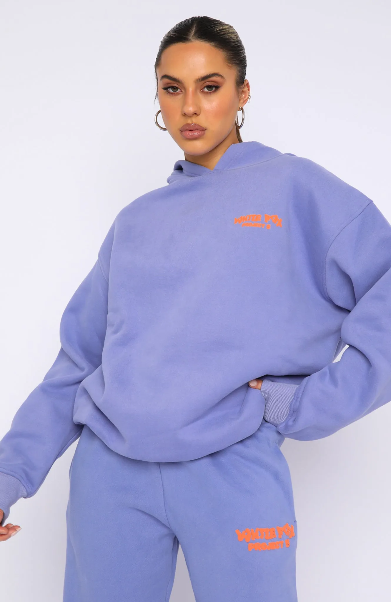 Project 5 Oversized Hoodie Grape sold by White Fox Boutique product image thumbnail 2