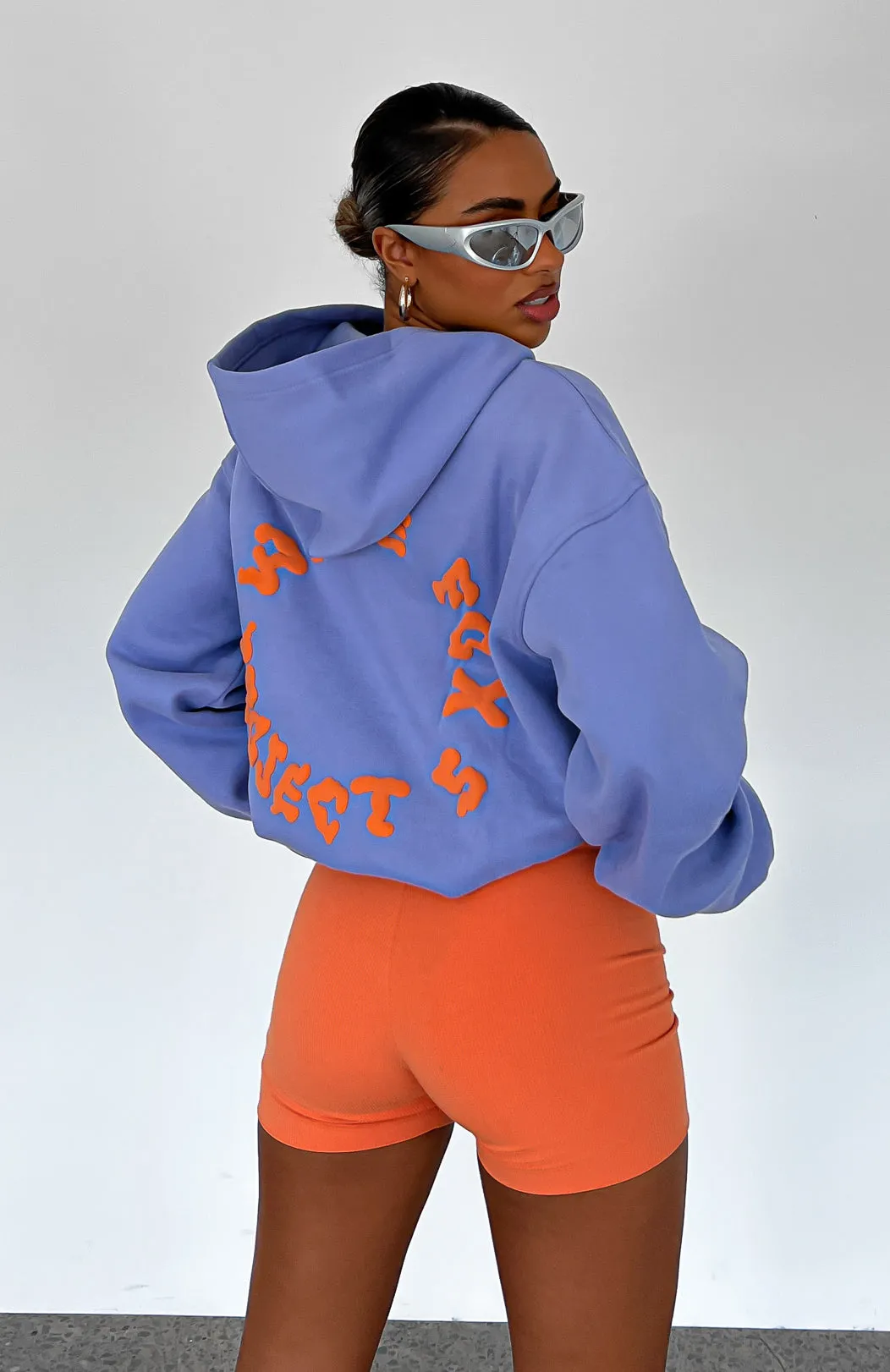 Project 5 Oversized Hoodie Grape sold by White Fox Boutique