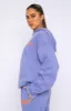 Project 5 Oversized Hoodie Grape sold by White Fox Boutique