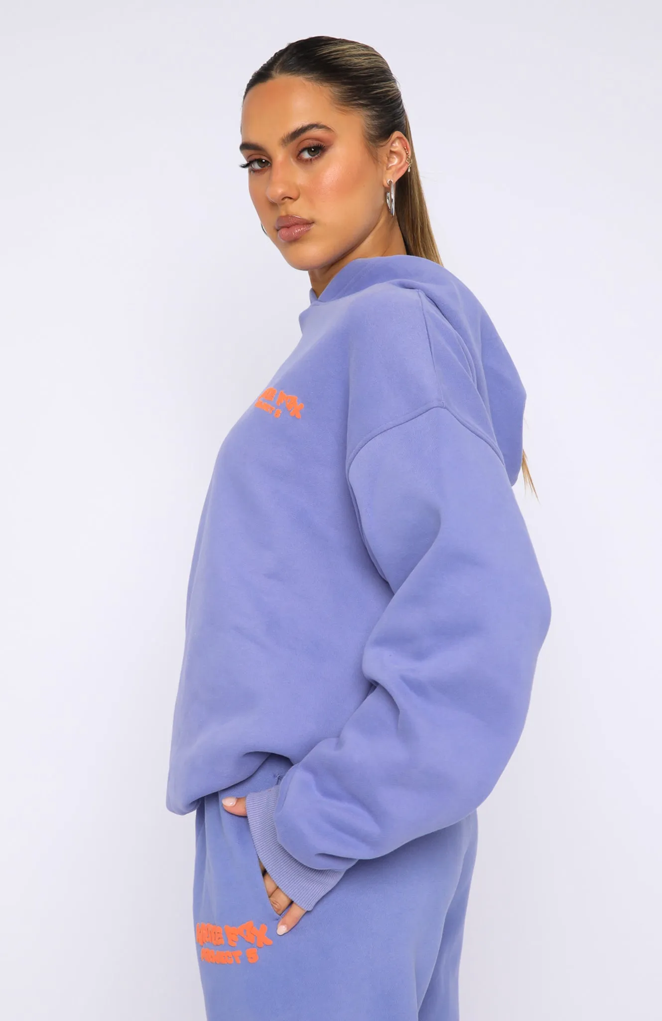 Project 5 Oversized Hoodie Grape sold by White Fox Boutique product image thumbnail 3