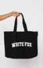 Stepping Out Tote Bag Black sold by White Fox Boutique