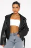 Seal The Deal PU Biker Jacket Black sold by White Fox Boutique