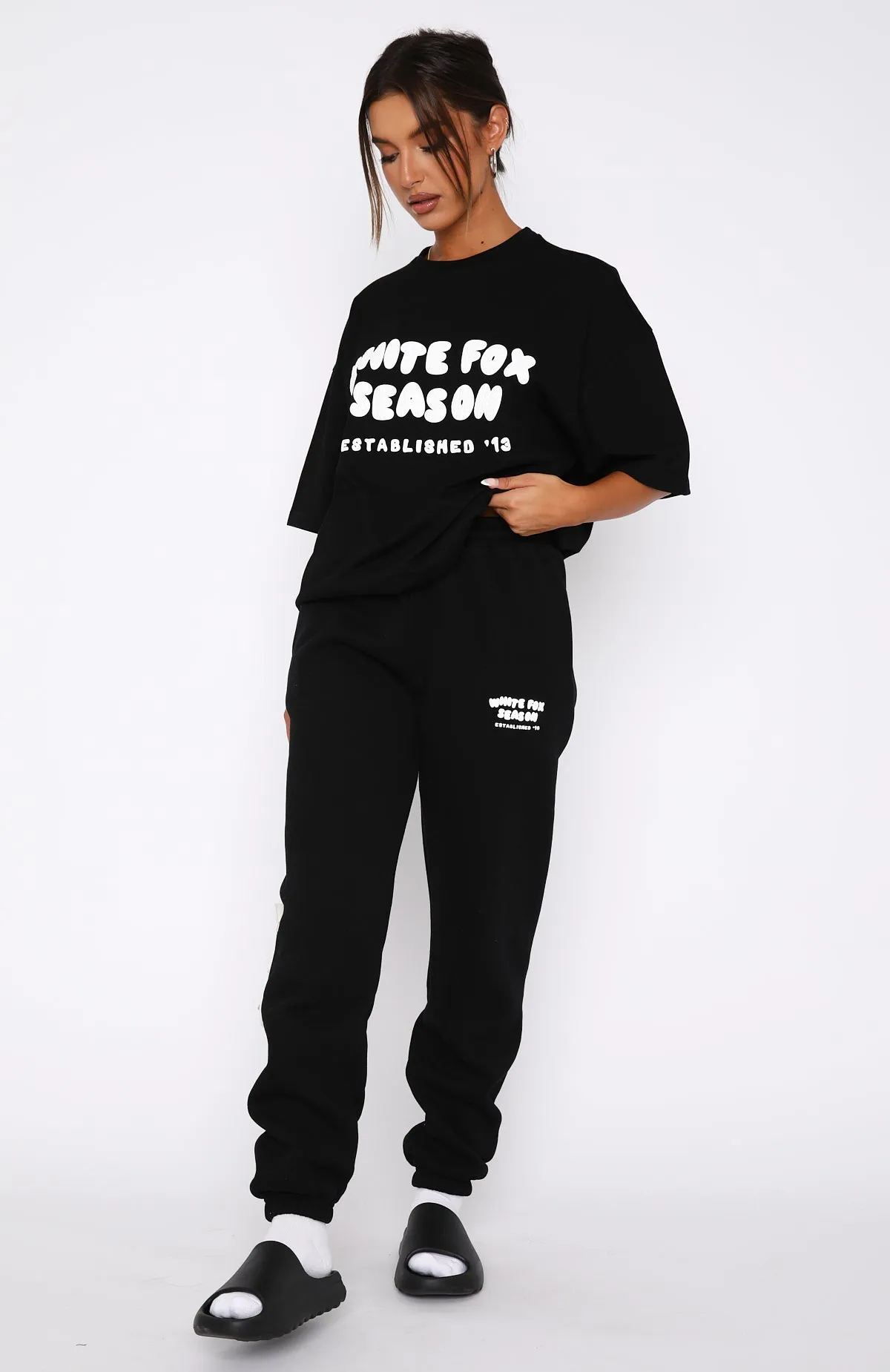 The Main Season Sweatpants Black sold by White Fox Boutique product image thumbnail 2