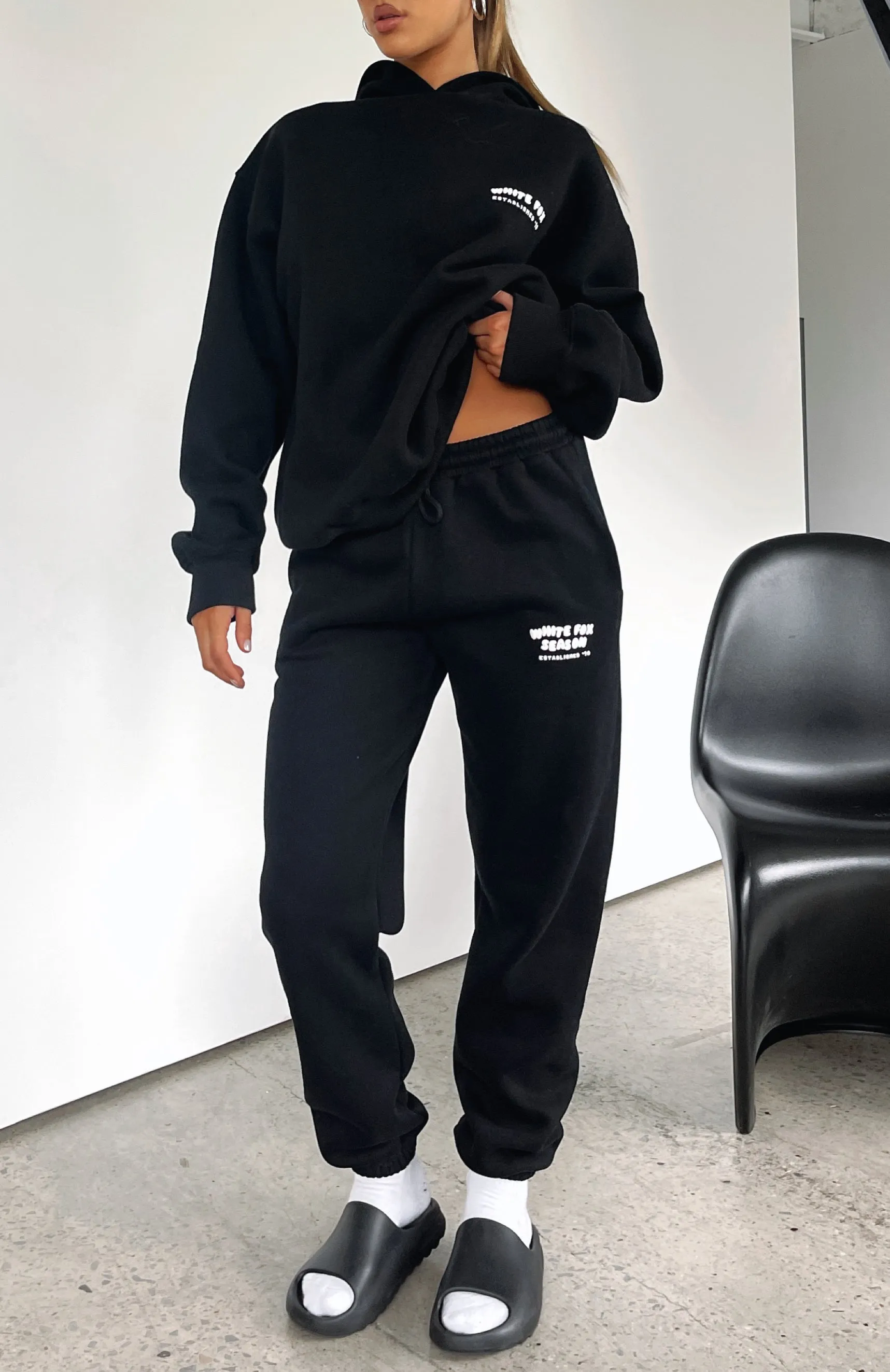 The Main Season Sweatpants Black sold by White Fox Boutique