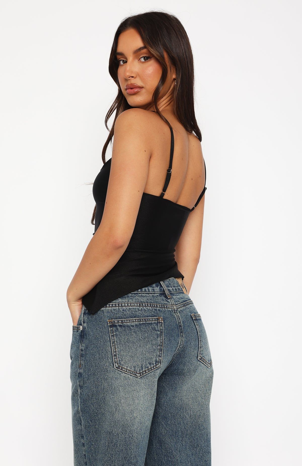 Return To Sender Top Black sold by White Fox Boutique product image thumbnail 4