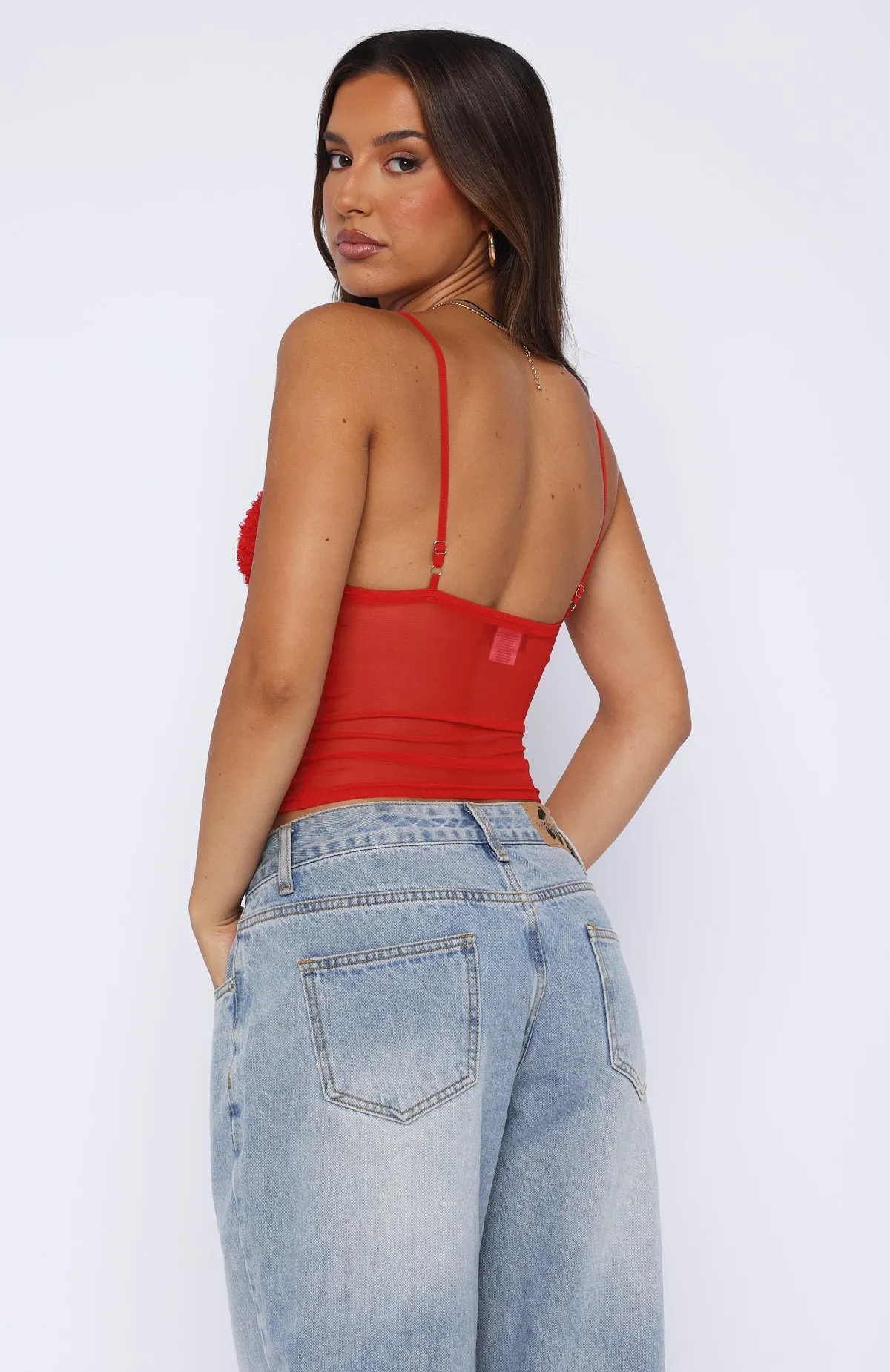 Island Delight Cami Red sold by White Fox Boutique product image thumbnail 4