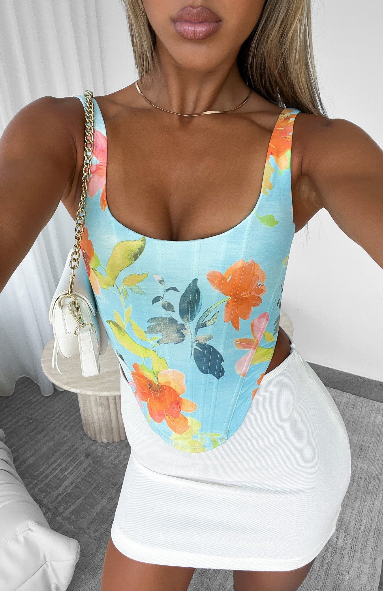 Saturday Sun Bustier Summer Sky sold by White Fox Boutique product image thumbnail 5