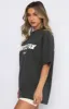 Offstage Oversized Tee Shadow sold by White Fox Boutique