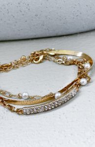 Sammi Bracelet Set Gold sold by White Fox Boutique
