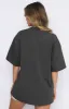 Offstage Oversized Tee Shadow sold by White Fox Boutique