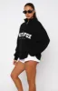 High Standard Zip Front Sweater Black sold by White Fox Boutique