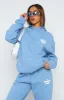 Comfort Club Oversized Hoodie Blissful Blue sold by White Fox Boutique