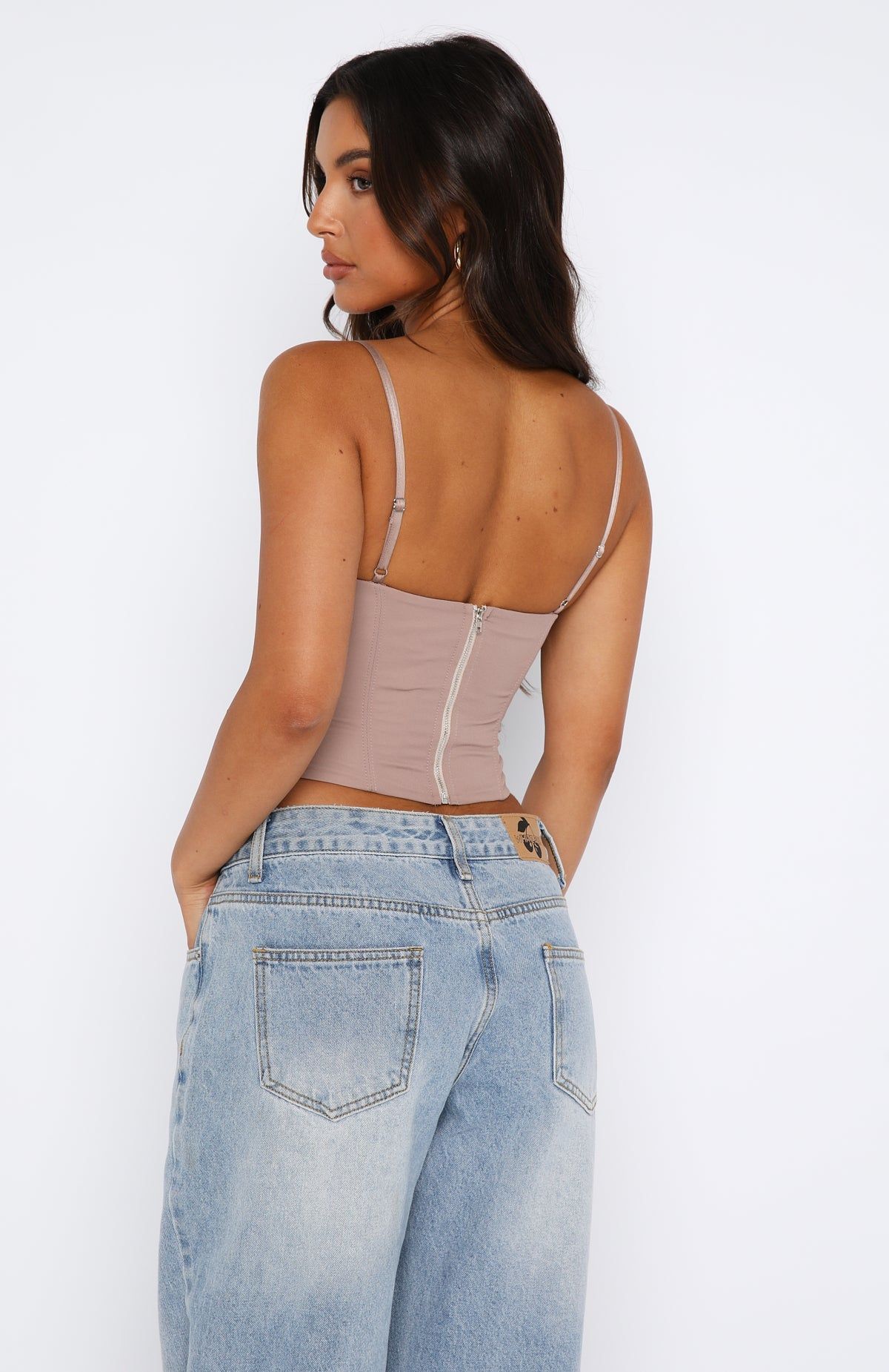 Until You're Mine Bustier Mocha sold by White Fox Boutique product image thumbnail 4