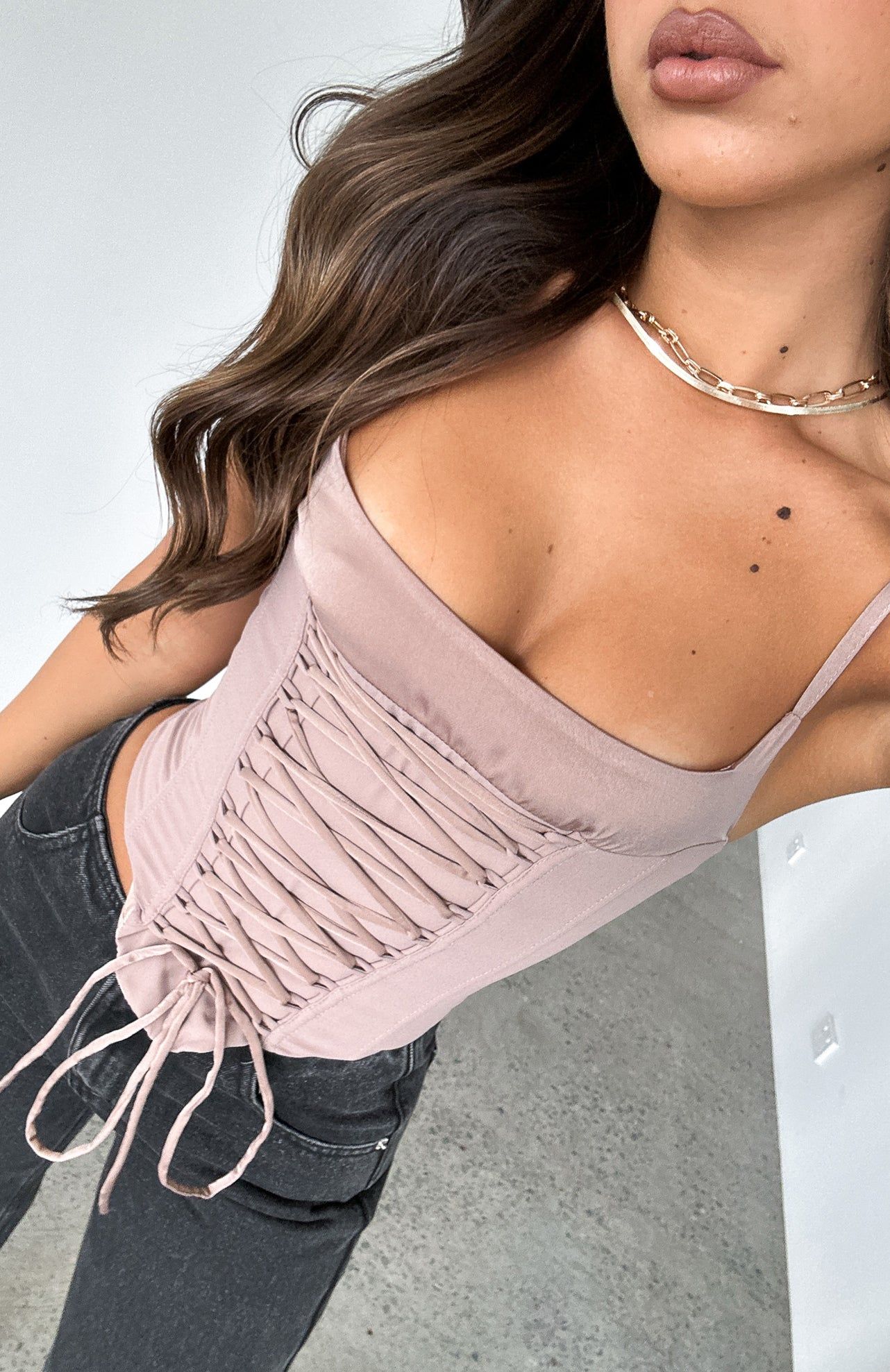 Until You're Mine Bustier Mocha sold by White Fox Boutique product image thumbnail 5