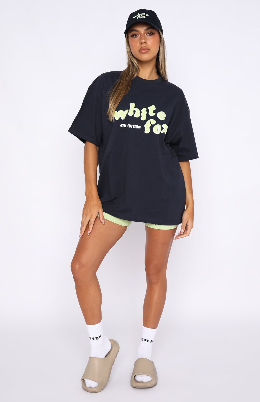 4th Edition Oversized Tee Midnight sold by White Fox Boutique product image thumbnail 5