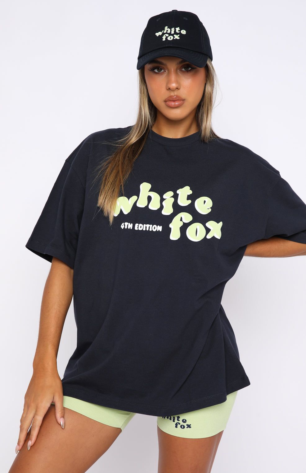 4th Edition Oversized Tee Midnight sold by White Fox Boutique product image thumbnail 2