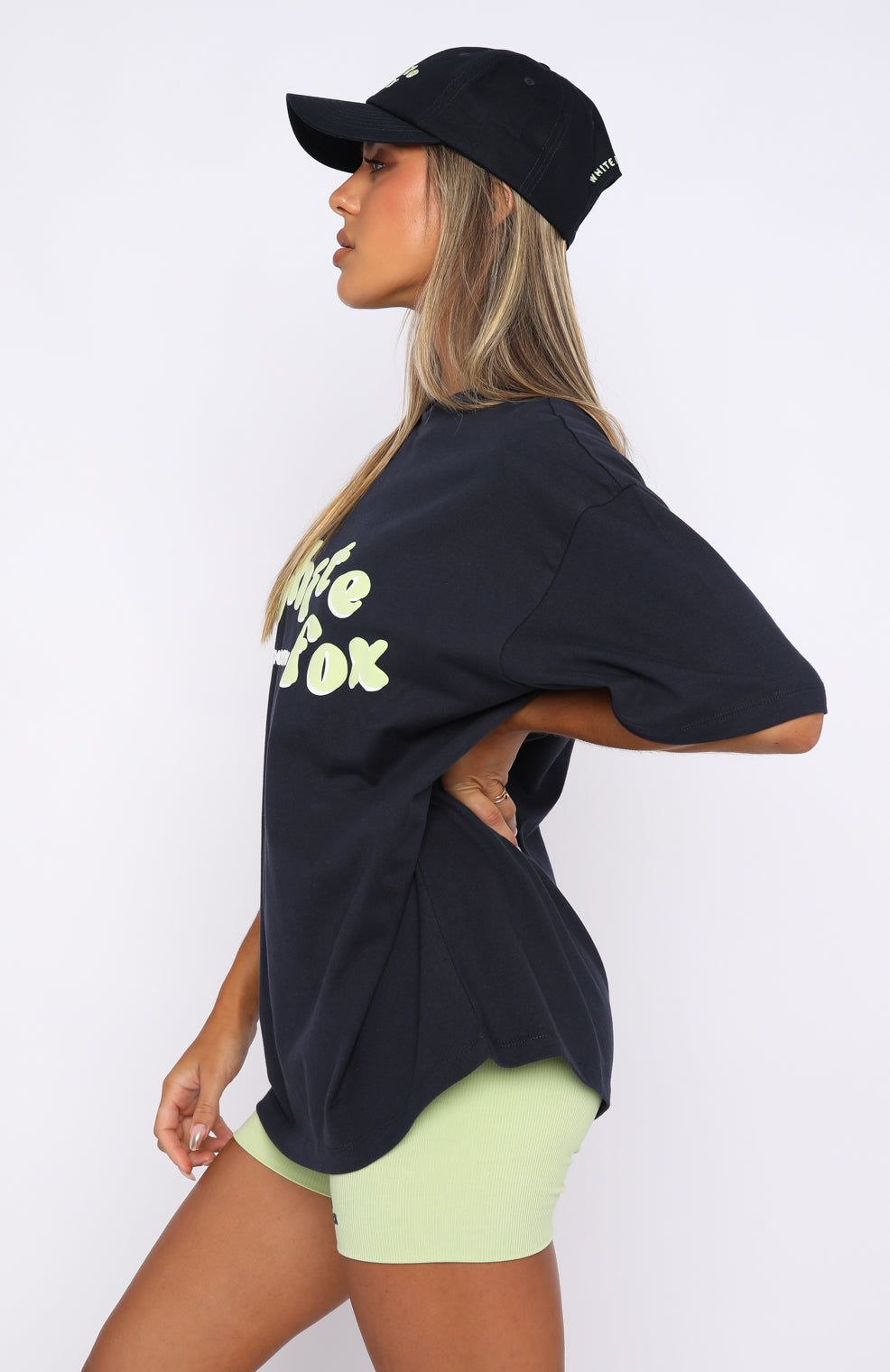 4th Edition Oversized Tee Midnight sold by White Fox Boutique product image thumbnail 3