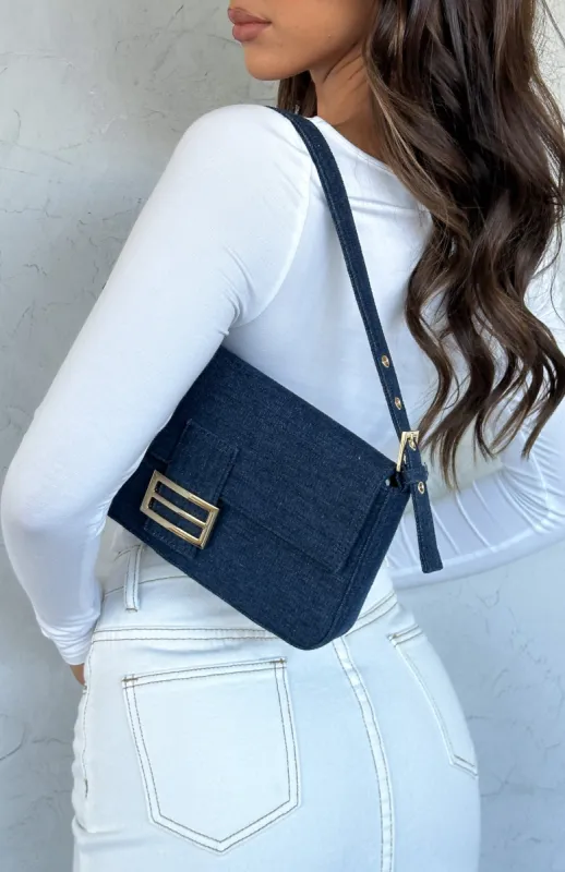 Monty Shoulder Bag Denim sold by White Fox Boutique