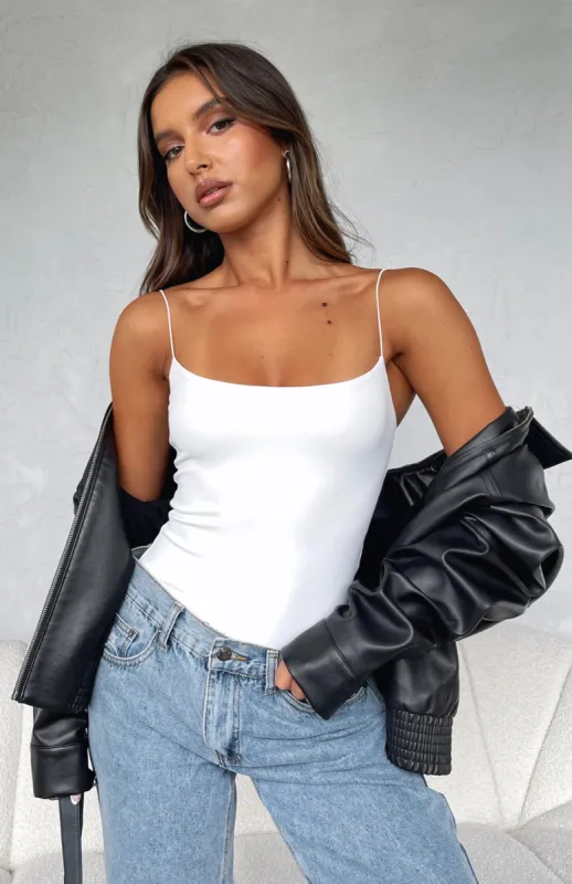 She's Going Out Bodysuit White sold by White Fox Boutique