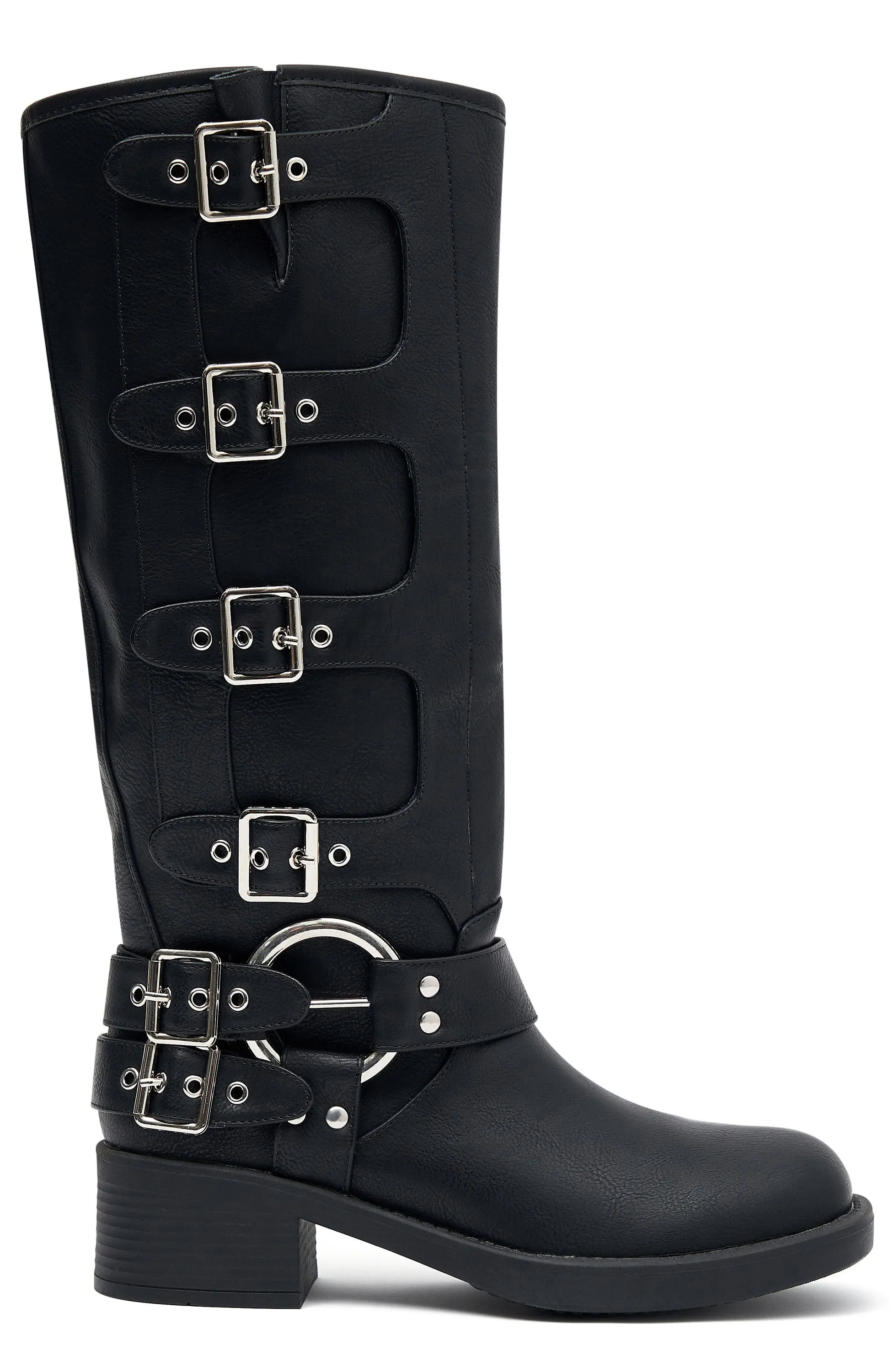 Tatum Biker Boots Black sold by White Fox Boutique product image thumbnail 2