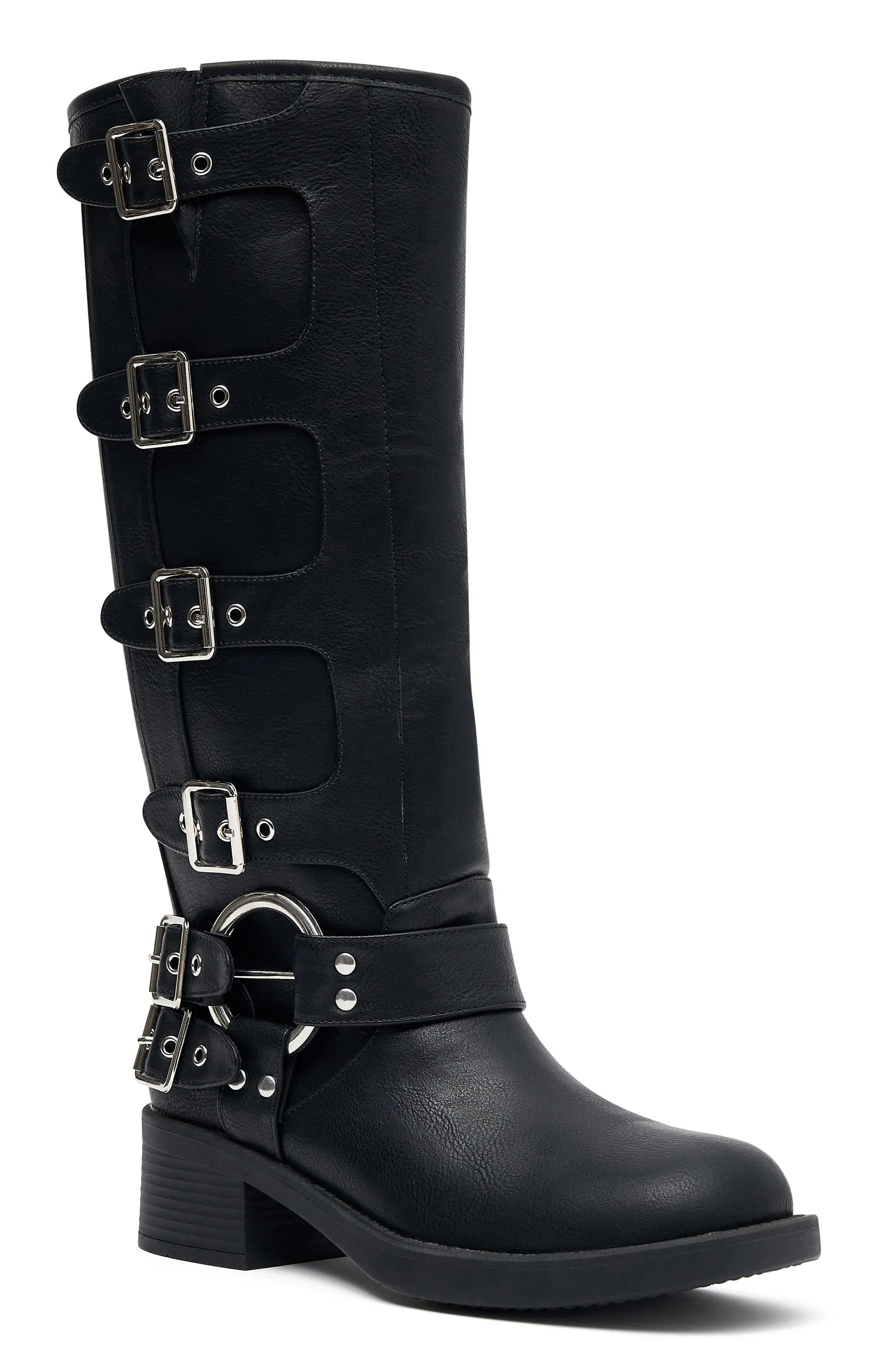 Tatum Biker Boots Black sold by White Fox Boutique product image thumbnail 3