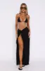 Ocean Oasis Sarong Black sold by White Fox Boutique