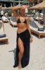 Ocean Oasis Sarong Black sold by White Fox Boutique