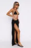 Ocean Oasis Sarong Black sold by White Fox Boutique