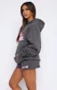 Always Better Together Oversized Hoodie Charcoal sold by White Fox Boutique