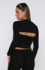 Impressive Style Bolero Top Set Black sold by White Fox Boutique